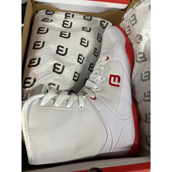 Beyond Fatigue V2 Wrestling Boxing Shoes Mens 12.5 White Red Training No Box - Picture 3 of 5